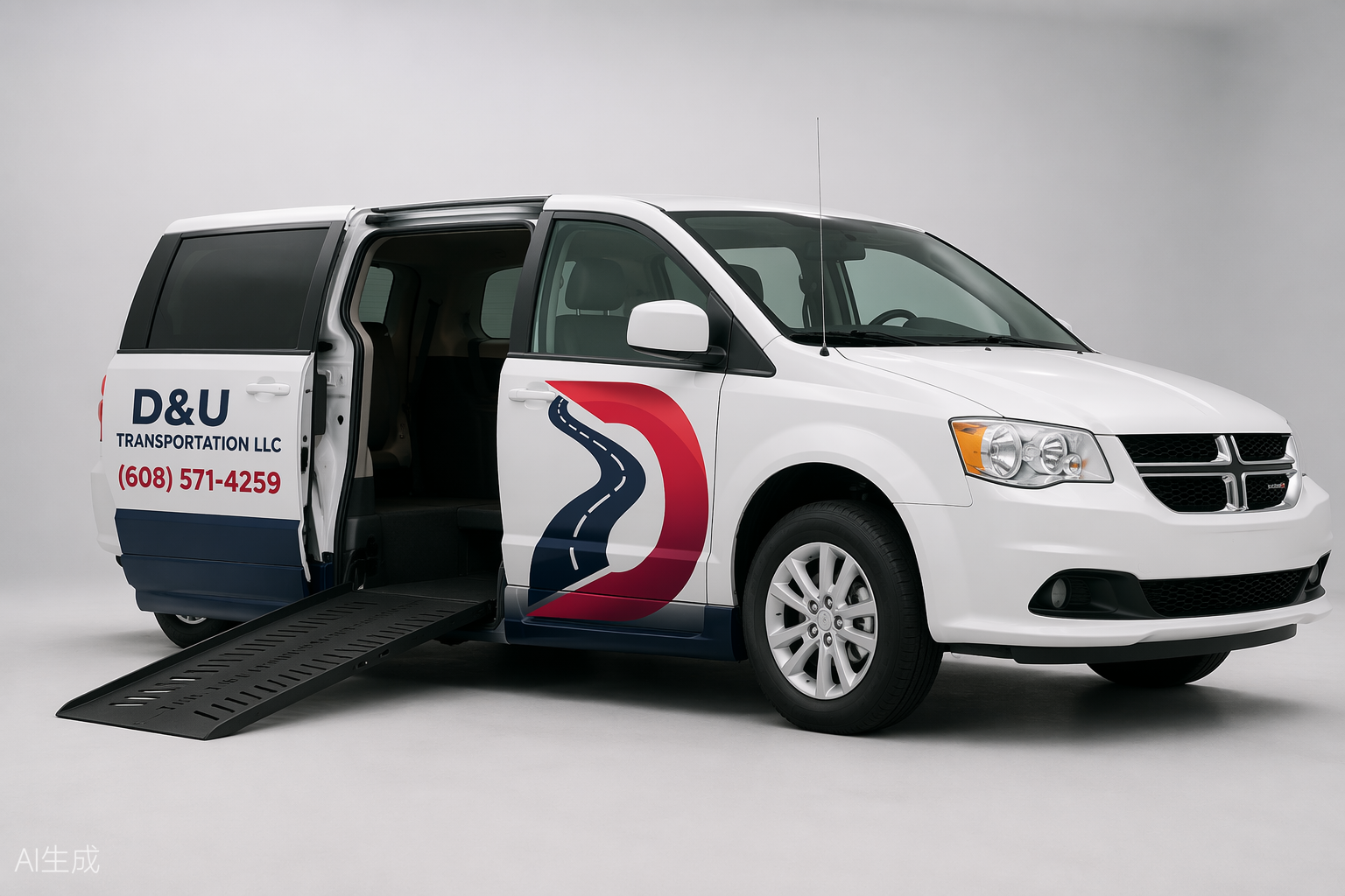 D&U wrapped wheelchair van